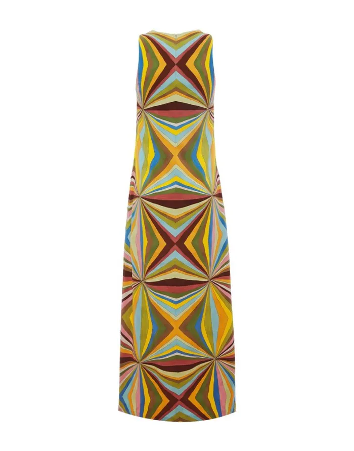La Double J Racer Dress Placed Rainbow Place Women Dresses La Double J Racer Dress Placed Rainbow Place Women Dresses