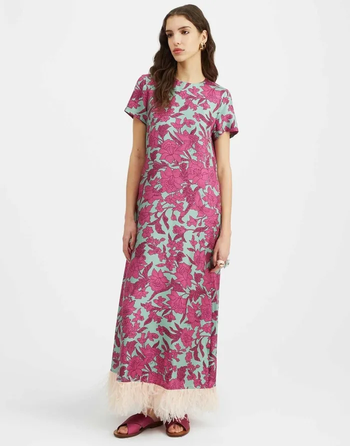 La Double J Swing Dress Lilium Purple Women Dresses