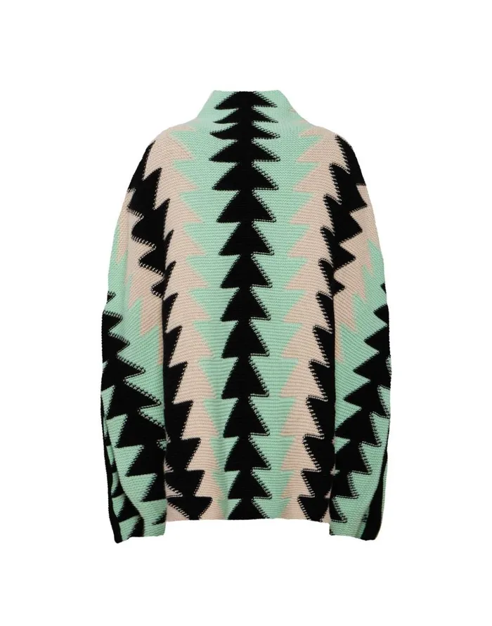 La Double J Trine Cape Mint Women Knitwear La Double J Trine Cape Mint Women Knitwear