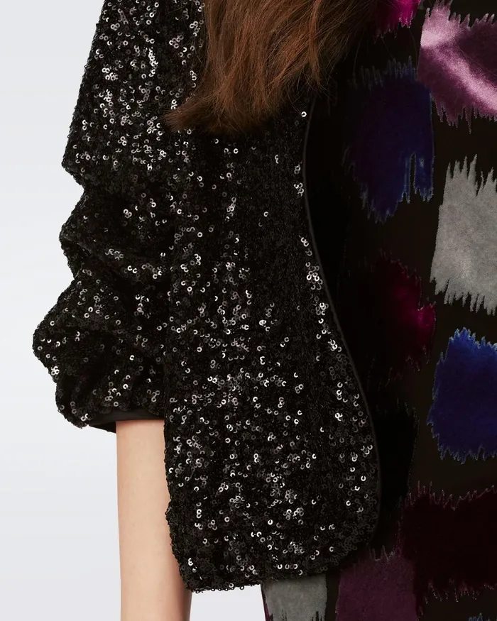 Laredo Jacket Black Women DVF Jackets and Coats