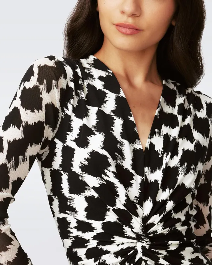 Libra Dress Brush Tooth Women DVF Dresses