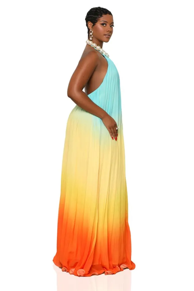 Lilly039s Kloset Dresses Aura Glow Ombre Maxi Dress 8211 Women