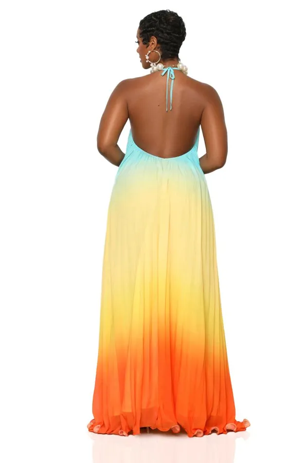 Lilly039s Kloset Dresses Aura Glow Ombre Maxi Dress 8211 Women