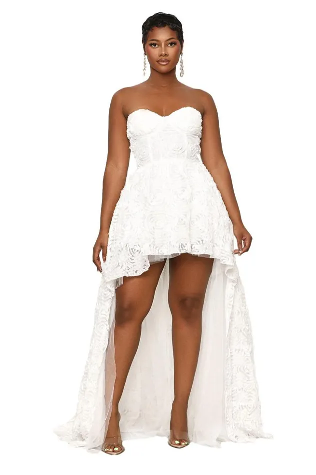 Lilly039s Kloset Dresses Timeless Moments 3D Floral Mini Dress White FINAL SALE 8211 Women Lilly039s Kloset Dresses Timeless Moments 3D Floral Mini Dress White FINAL SALE 8211 Women