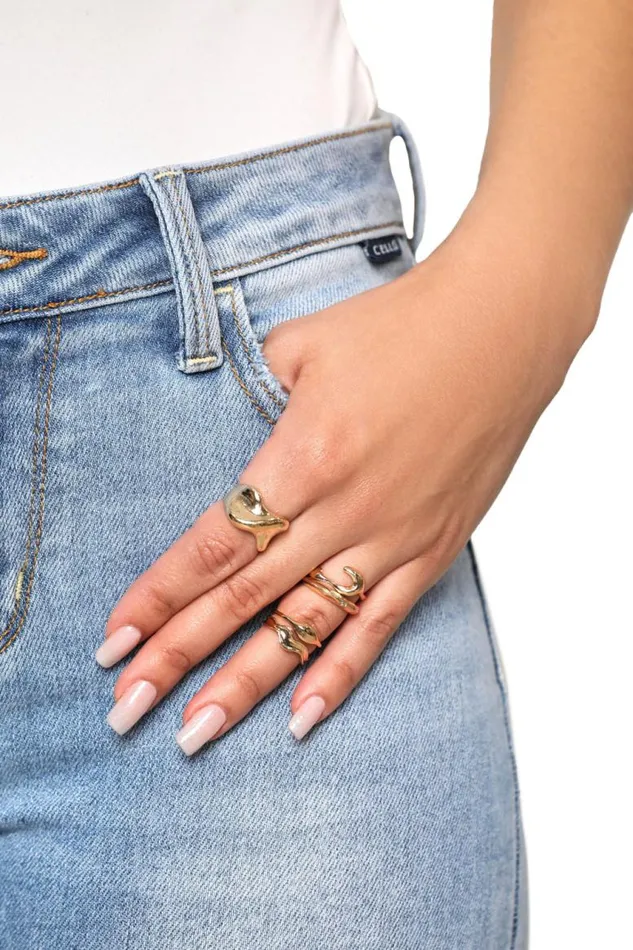 Lilly039s Kloset Jewelry 5 Gold Ring Stack 8211 Women