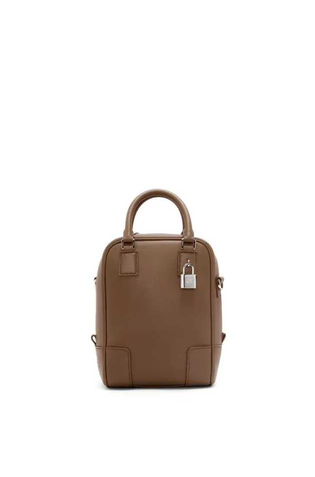 Loewe Amazona 15 In Nappa Calfskin Winter Brown Women Mini Bags