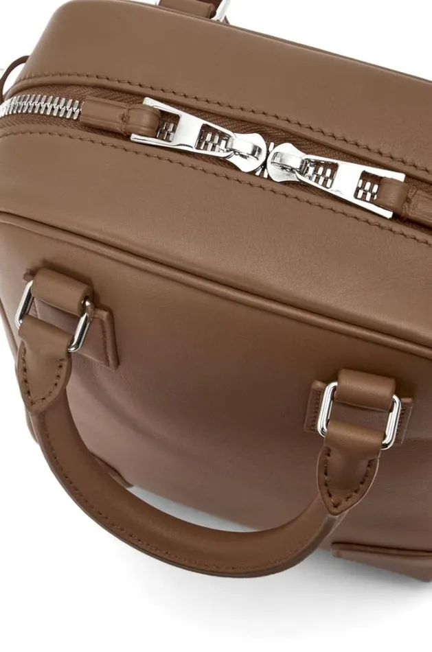 Loewe Amazona 15 In Nappa Calfskin Winter Brown Women Mini Bags