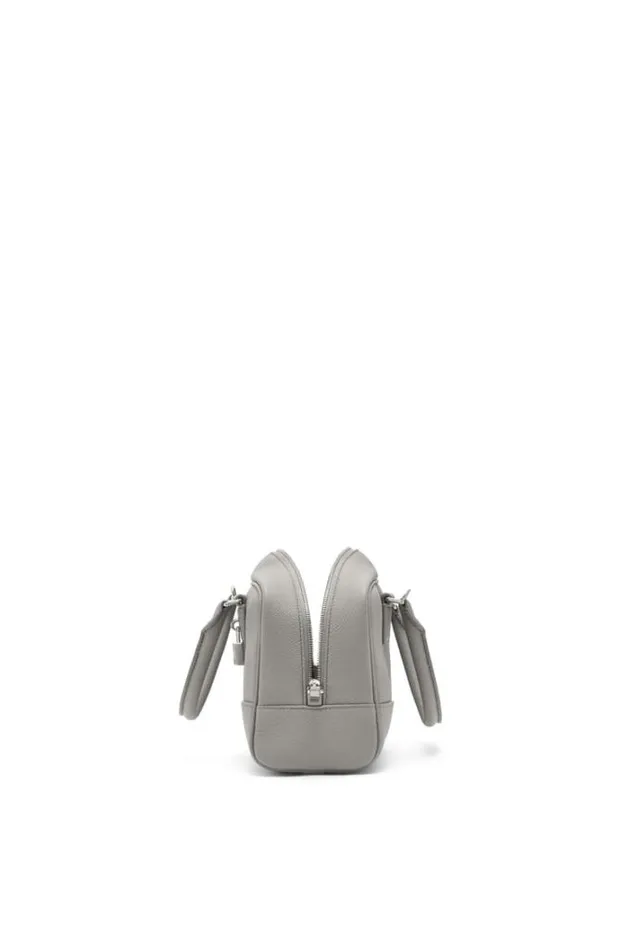 Loewe Amazona 23 Bag In Soft Grained Calfskin Pearl Grey Women Tote and Top Handle Bags