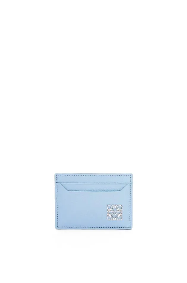 Loewe Anagram Plain Cardholder In Pebble Grain Calfskin Dusty Blue Women Cardholders and Coin Purses Loewe Anagram Plain Cardholder In Pebble Grain Calfskin Dusty Blue Women Cardholders and Coin Purses
