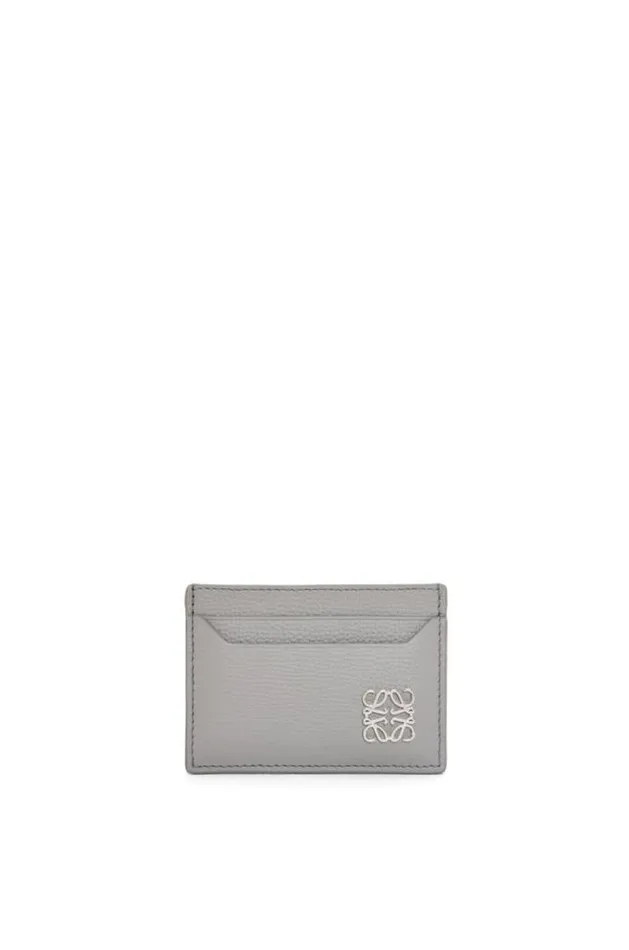 Loewe Anagram Plain Cardholder In Pebble Grain Calfskin Pearl Grey Women Cardholders and Coin Purses Loewe Anagram Plain Cardholder In Pebble Grain Calfskin Pearl Grey Women Cardholders and Coin Purses