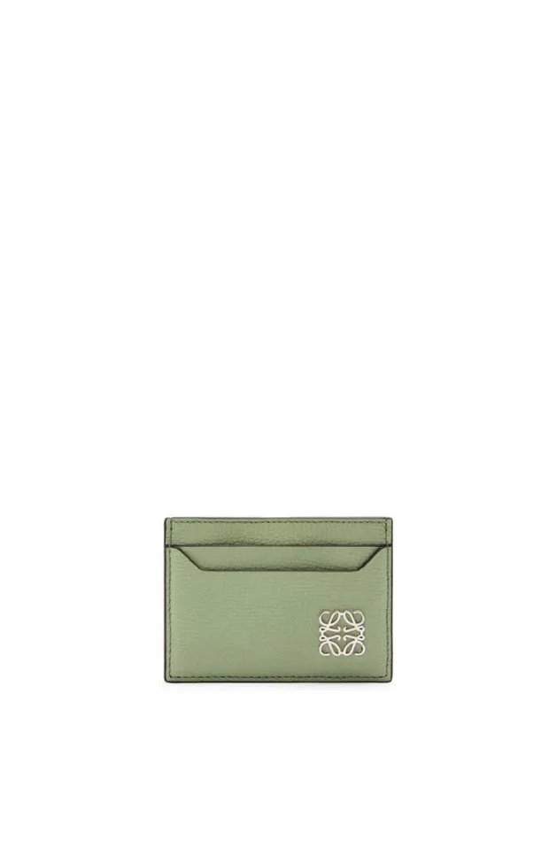Loewe Anagram Plain Cardholder In Pebble Grain Calfskin Rosemary Women Cardholders and Coin Purses Loewe Anagram Plain Cardholder In Pebble Grain Calfskin Rosemary Women Cardholders and Coin Purses