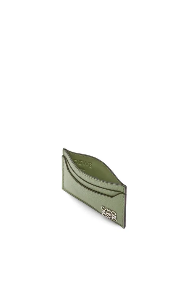 Loewe Anagram Plain Cardholder In Pebble Grain Calfskin Rosemary Women Cardholders and Coin Purses
