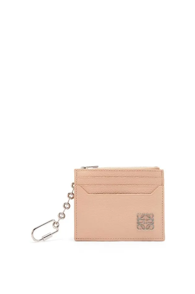 Loewe Anagram Square Cardholder In Pebble Grain Calfskin With Chain Nude Women Cardholders and Coin Purses Loewe Anagram Square Cardholder In Pebble Grain Calfskin With Chain Nude Women Cardholders and Coin Purses