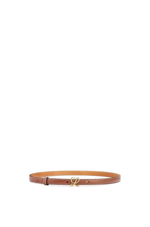 Loewe Belt In Smooth Calfskin Tangold Women Belts