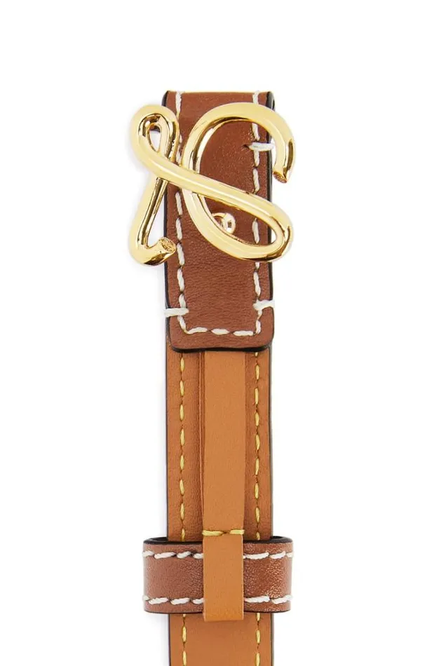 Loewe Belt In Smooth Calfskin Tangold Women Belts