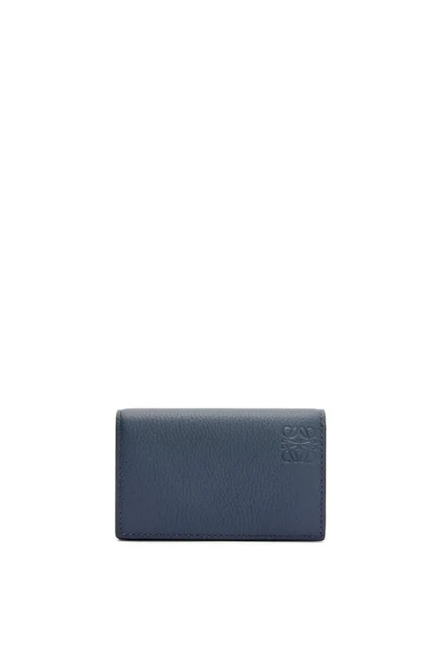 Loewe Business Cardholder In Soft Grained Calfskin Onyx Blue Men Card Cases and Coin Purses Loewe Business Cardholder In Soft Grained Calfskin Onyx Blue Men Card Cases and Coin Purses