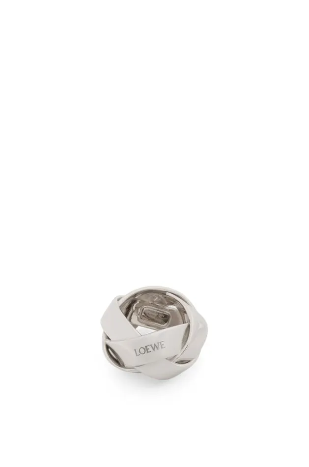 Loewe Chunky Nest Ring In Sterling Silver Silver Women Silver Jewellery