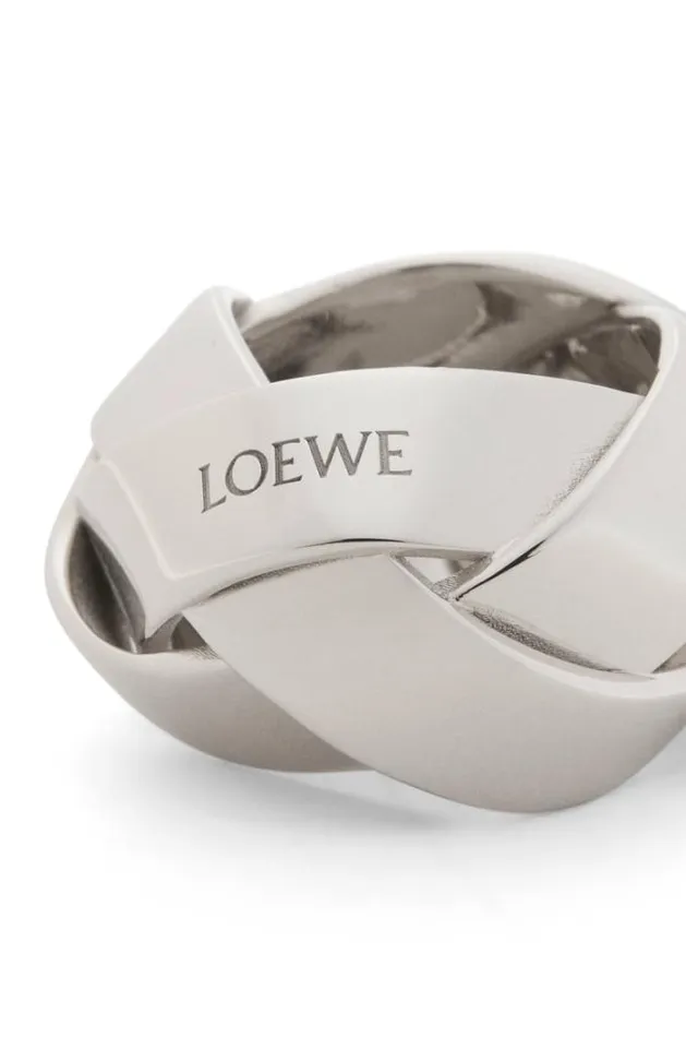 Loewe Chunky Nest Ring In Sterling Silver Silver Women Silver Jewellery