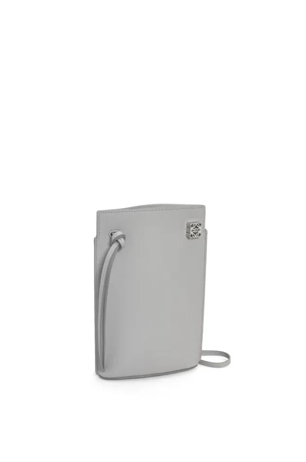 Loewe Dice Pocket In Classic Calfskin Pearl Grey Women Mini Bags