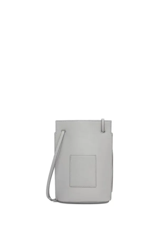 Loewe Dice Pocket In Classic Calfskin Pearl Grey Women Mini Bags