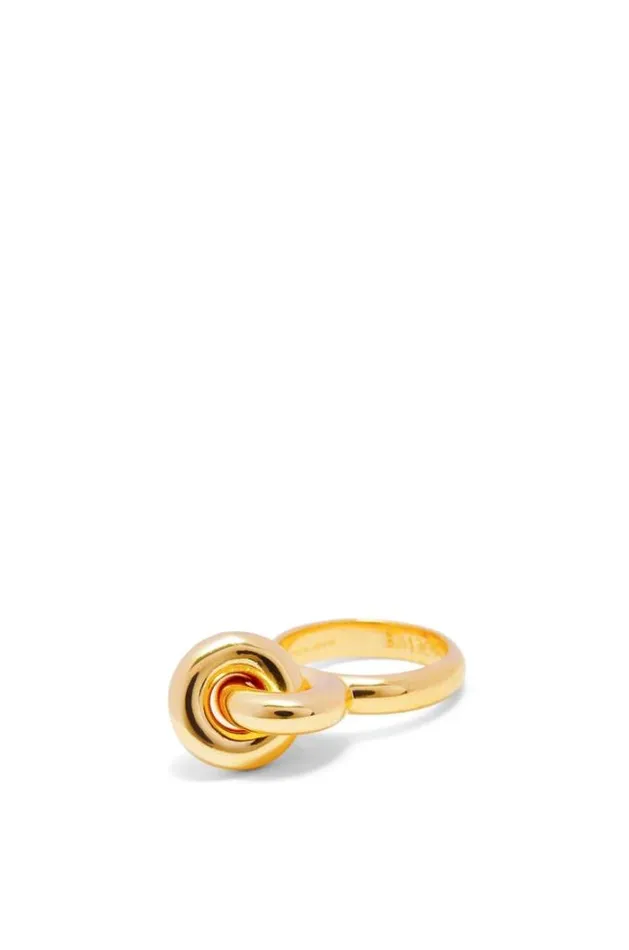 Loewe Donut Link Ring In Sterling Silver Gold Women Silver Jewellery