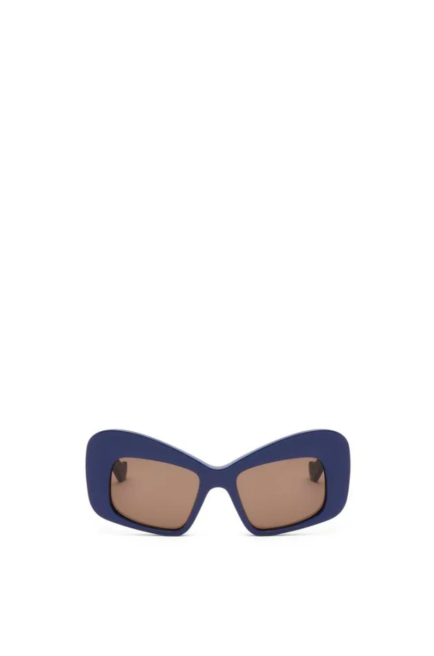 Loewe Eagle Wings Sunglasses In Acetate Navy Blue Women Sunglasses