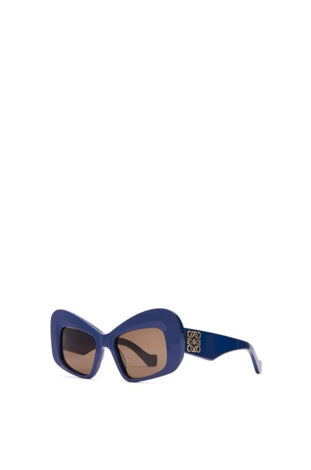 Loewe Eagle Wings Sunglasses In Acetate Navy Blue Women Sunglasses