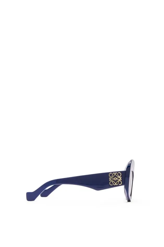 Loewe Eagle Wings Sunglasses In Acetate Navy Blue Women Sunglasses