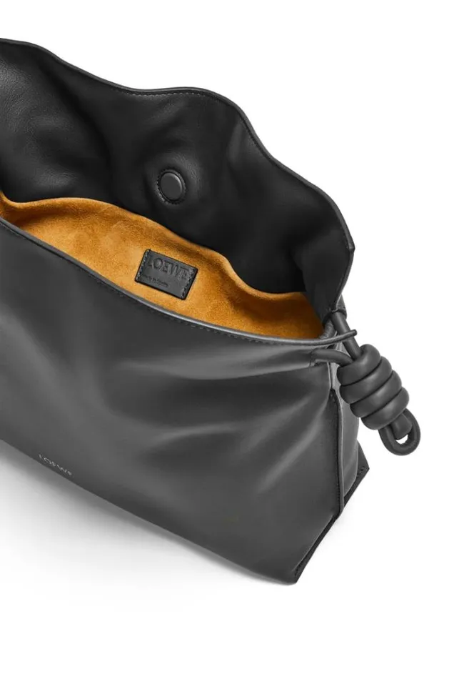 Loewe Flamenco Clutch In Nappa Calfskin Black Women Shoulder Bags