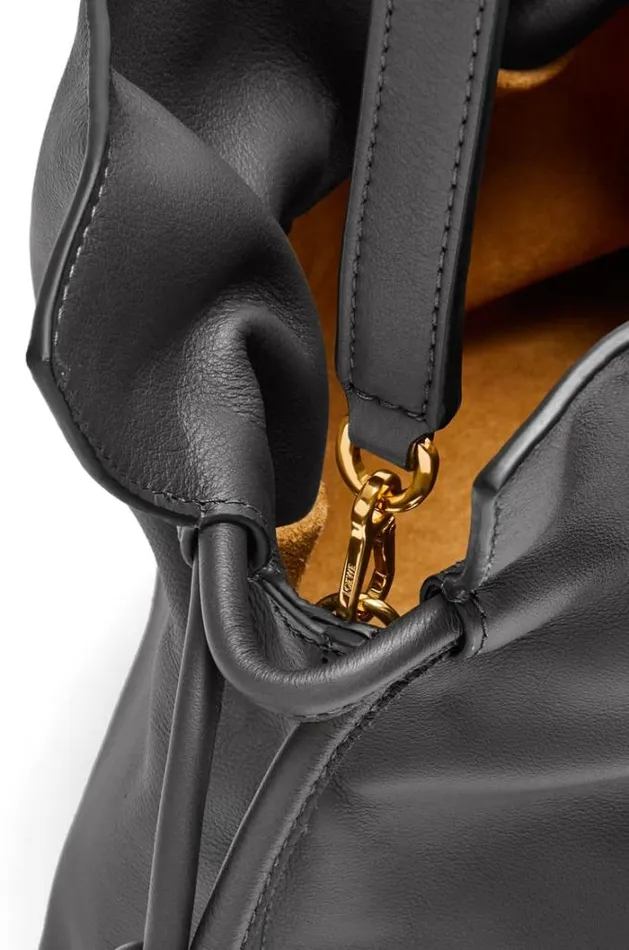 Loewe Flamenco Clutch In Nappa Calfskin Black Women Shoulder Bags