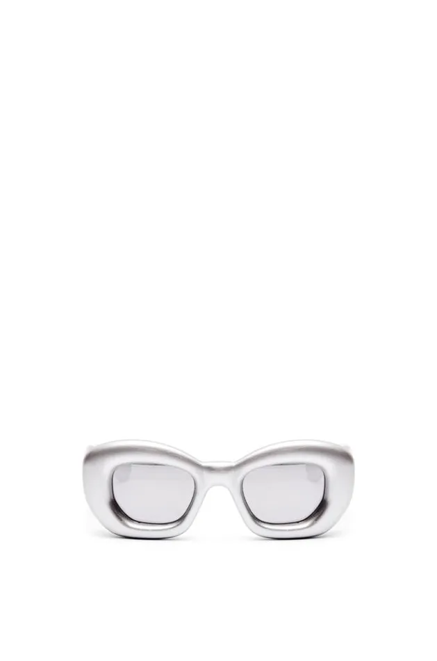 Loewe Inflated Butterfly Sunglasses In Nylon Silvergrey Women Sunglasses