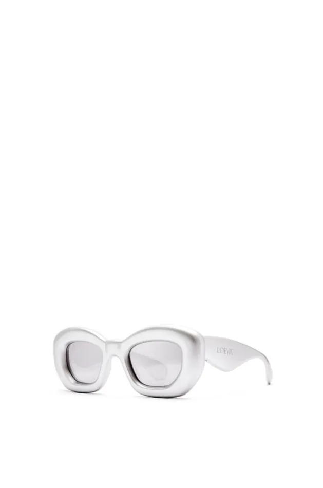 Loewe Inflated Butterfly Sunglasses In Nylon Silvergrey Women Sunglasses