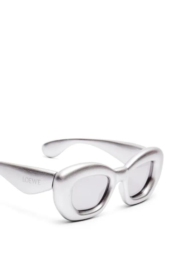 Loewe Inflated Butterfly Sunglasses In Nylon Silvergrey Women Sunglasses