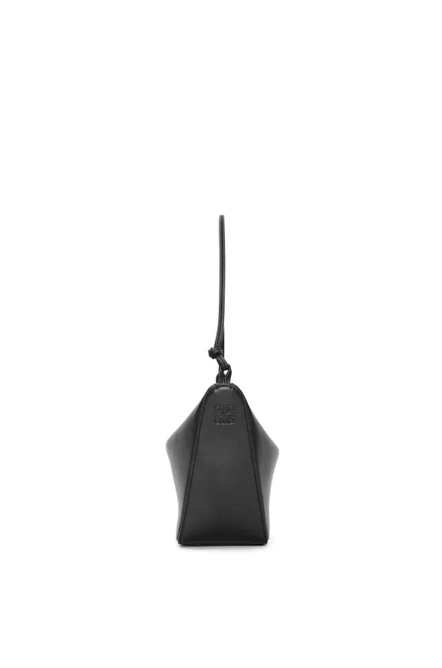 Loewe Mini Hammock Hobo Bag In Classic Calfskin Black Women Mini Bags