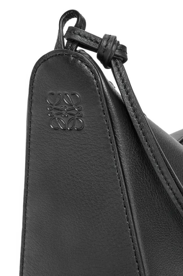 Loewe Mini Hammock Hobo Bag In Classic Calfskin Black Women Mini Bags