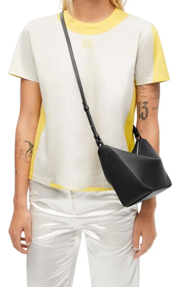 Loewe Mini Hammock Hobo Bag In Classic Calfskin Black Women Mini Bags