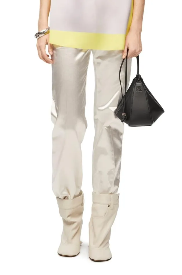 Loewe Mini Hammock Hobo Bag In Classic Calfskin Black Women Mini Bags