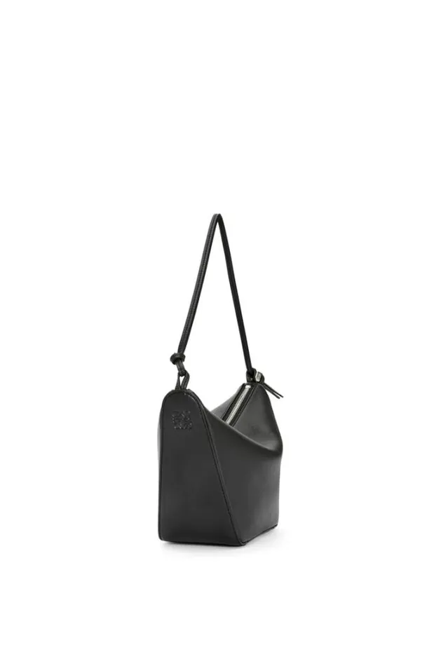 Loewe Mini Hammock Hobo Bag In Classic Calfskin Black Women Mini Bags