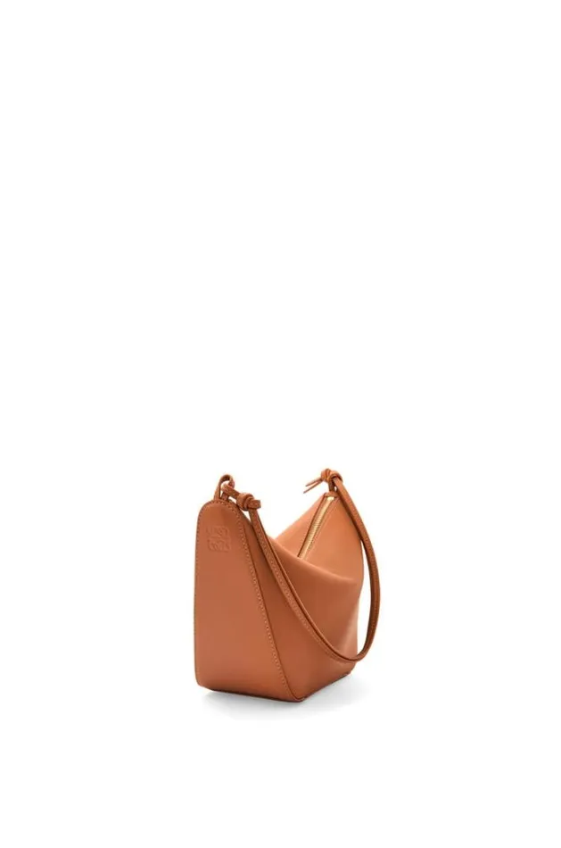 Loewe Mini Hammock Hobo Bag In Classic Calfskin Tan Women Shoulder Bags