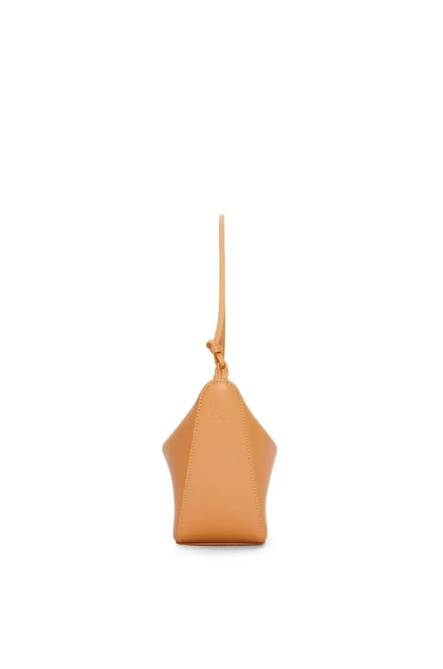 Loewe Mini Hammock Hobo Bag In Classic Calfskin Warm Desert Women Mini Bags