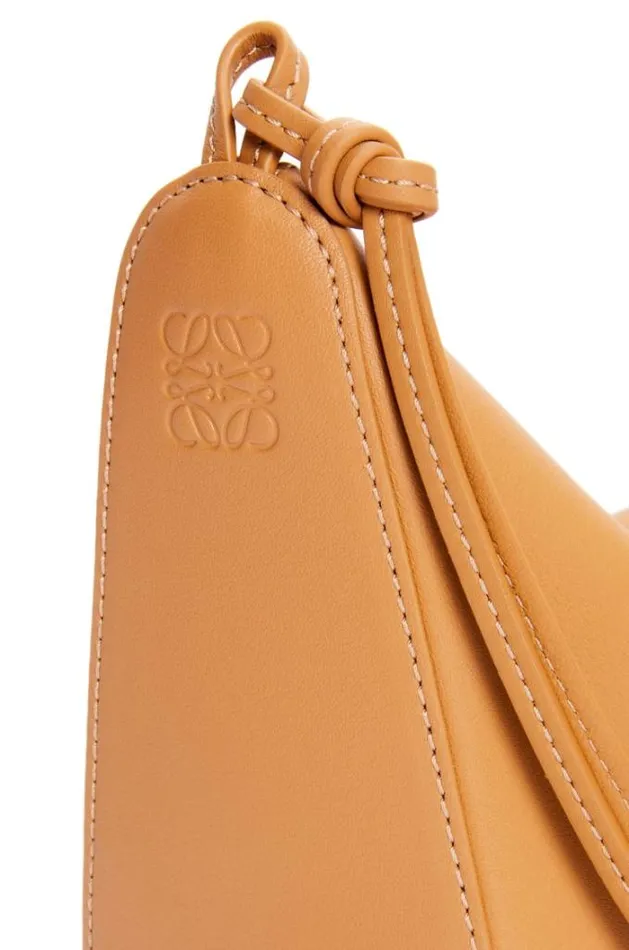 Loewe Mini Hammock Hobo Bag In Classic Calfskin Warm Desert Women Mini Bags