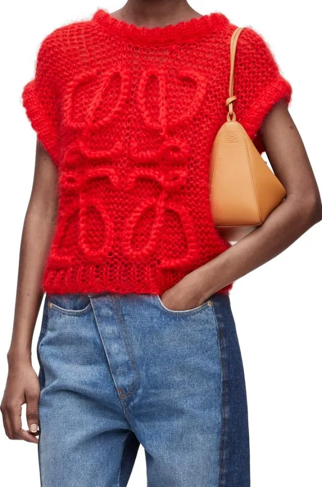 Loewe Mini Hammock Hobo Bag In Classic Calfskin Warm Desert Women Mini Bags