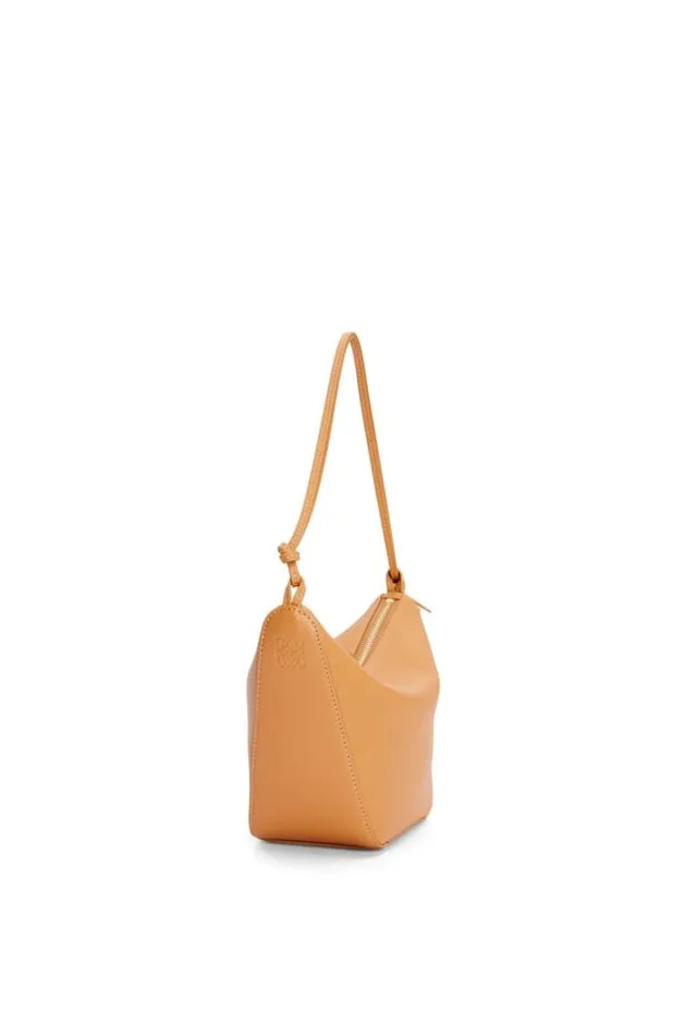 Loewe Mini Hammock Hobo Bag In Classic Calfskin Warm Desert Women Mini Bags