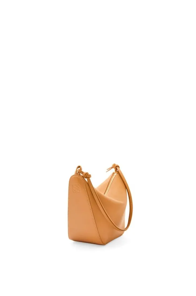 Loewe Mini Hammock Hobo Bag In Classic Calfskin Warm Desert Women Mini Bags