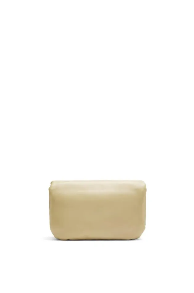 Loewe Mini Puffer Goya Bag In Shiny Nappa Lambskin Clay Green Women Shoulder Bags
