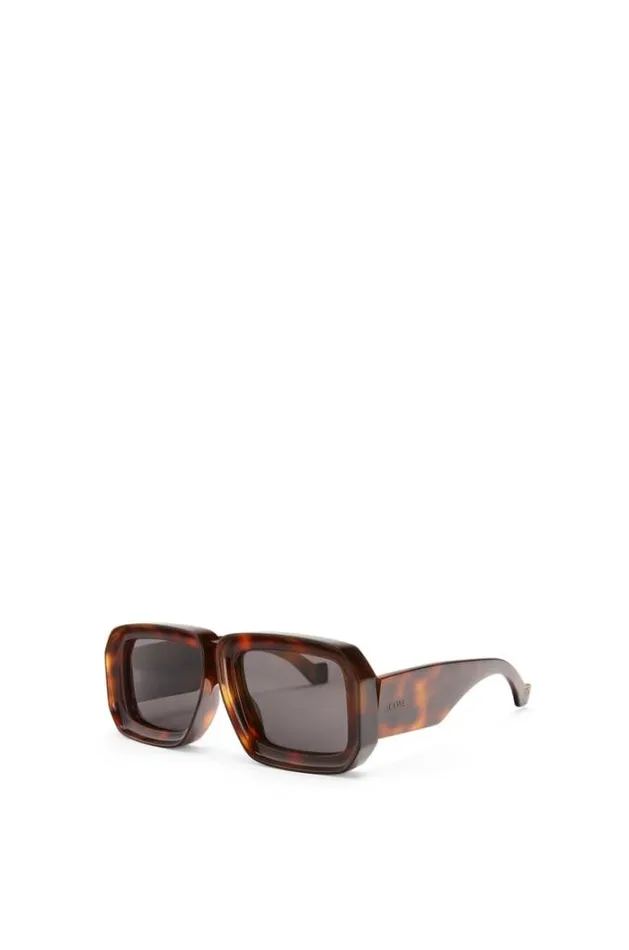 Loewe Paula039s Ibiza Dive In Mask Sunglasses In Acetate Shiny Classic Havana Women Sunglasses