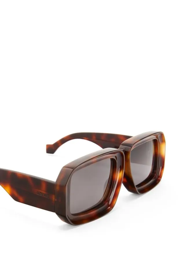 Loewe Paula039s Ibiza Dive In Mask Sunglasses In Acetate Shiny Classic Havana Women Sunglasses