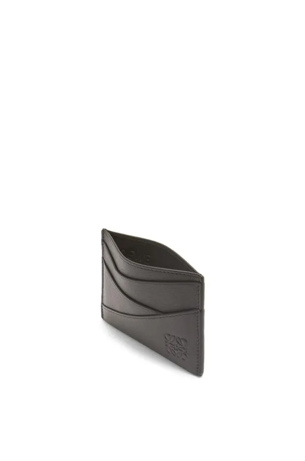 Loewe Puzzle Plain Cardholder In Classic Calfskin Dark Grey Men Card Cases and Coin Purses