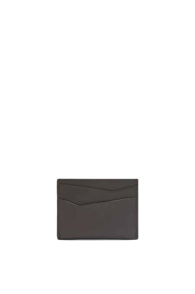 Loewe Puzzle Plain Cardholder In Classic Calfskin Dark Grey Men Card Cases and Coin Purses