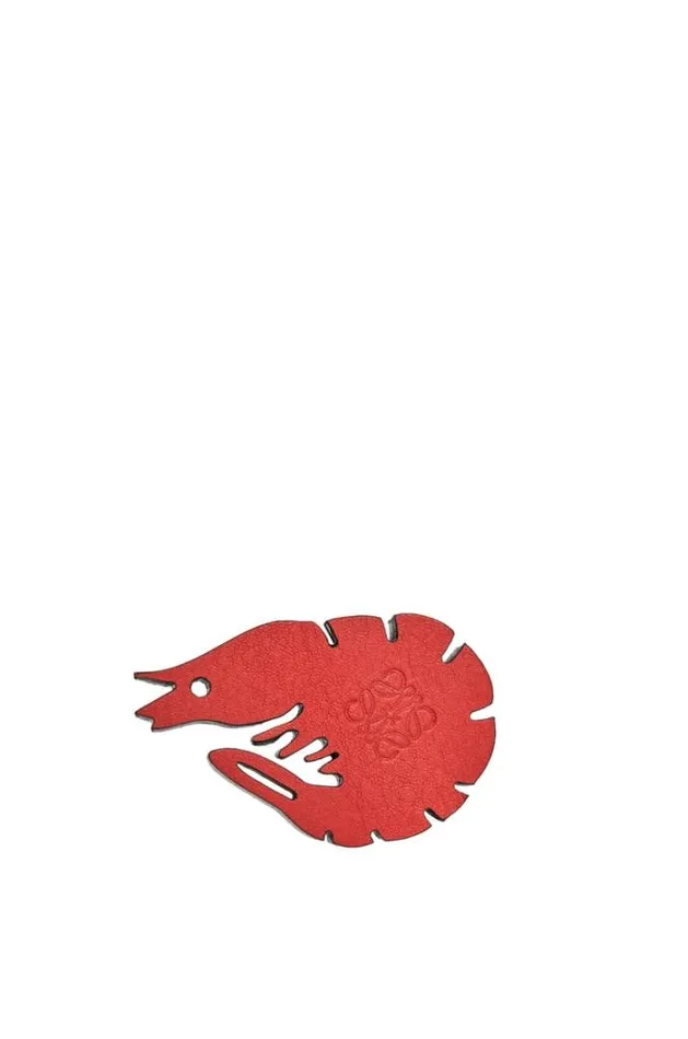 Loewe Shrimp Dice In Classic Calfskin Redtan Men Other Accessories